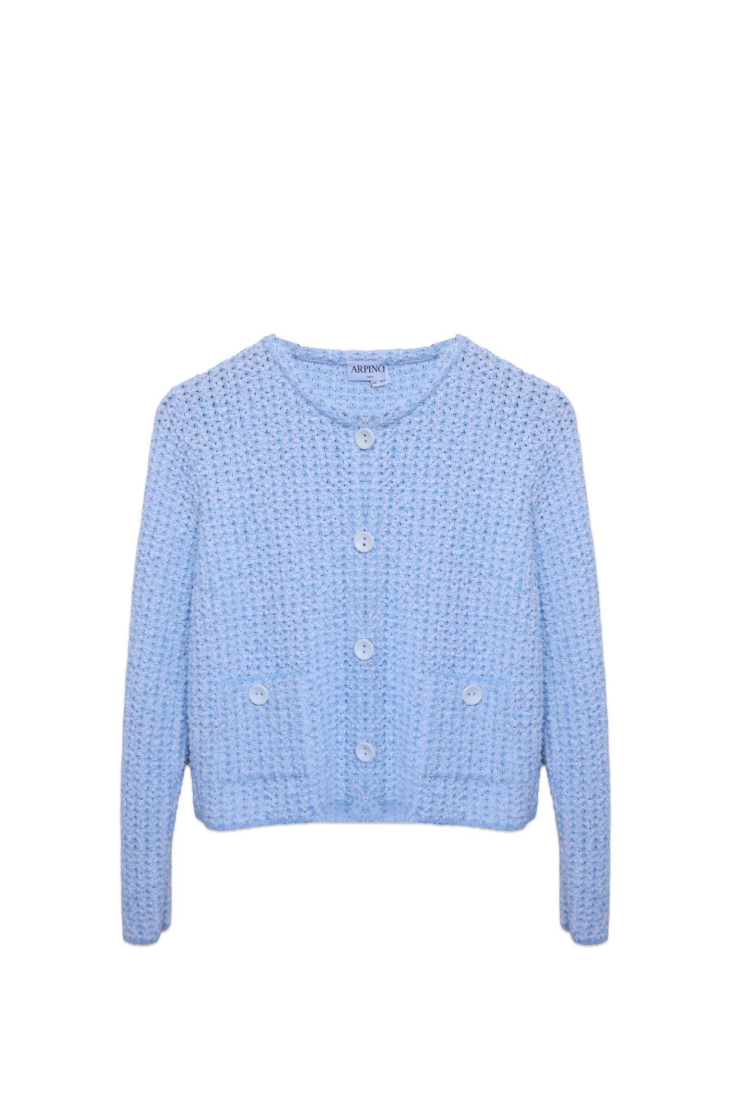 Structured Knit Jacket Button-Up