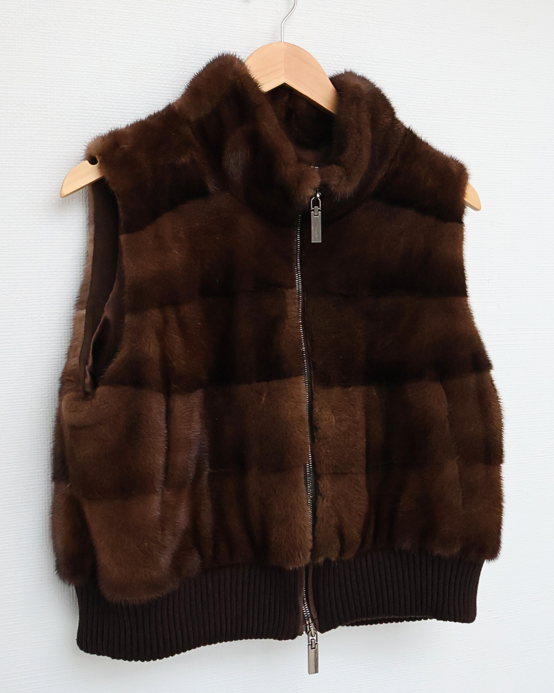 The Cacao Mink Fur Vest