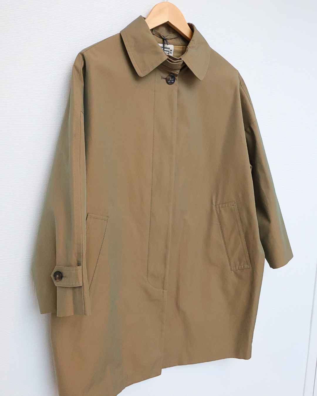 Oversized Trench Coat — Beige