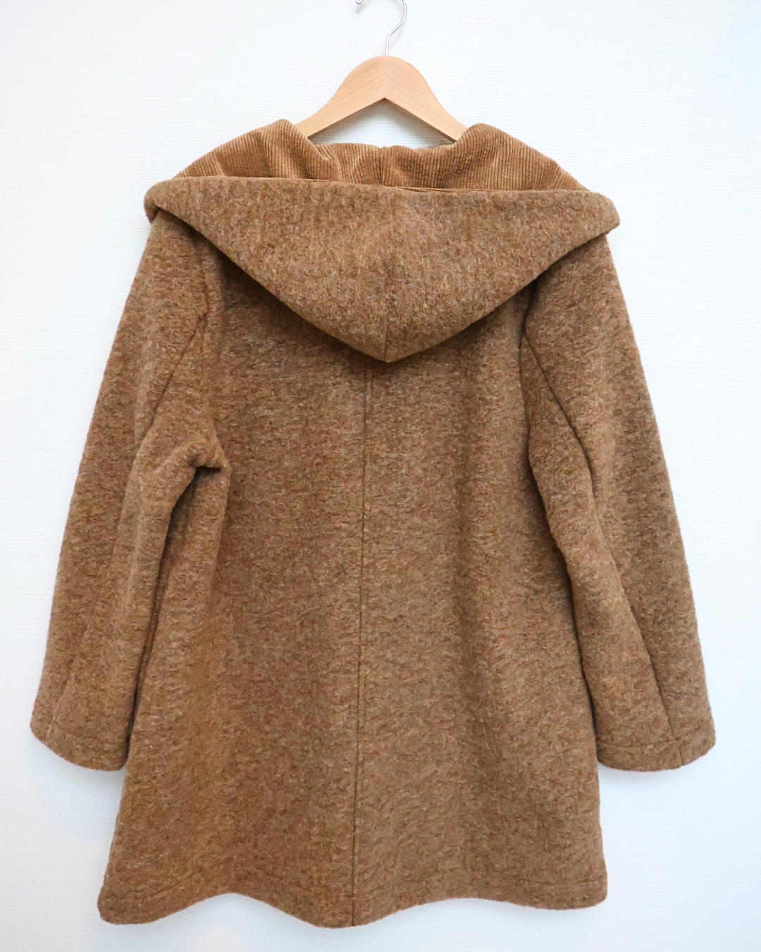 Hooded Cardigan - Brown