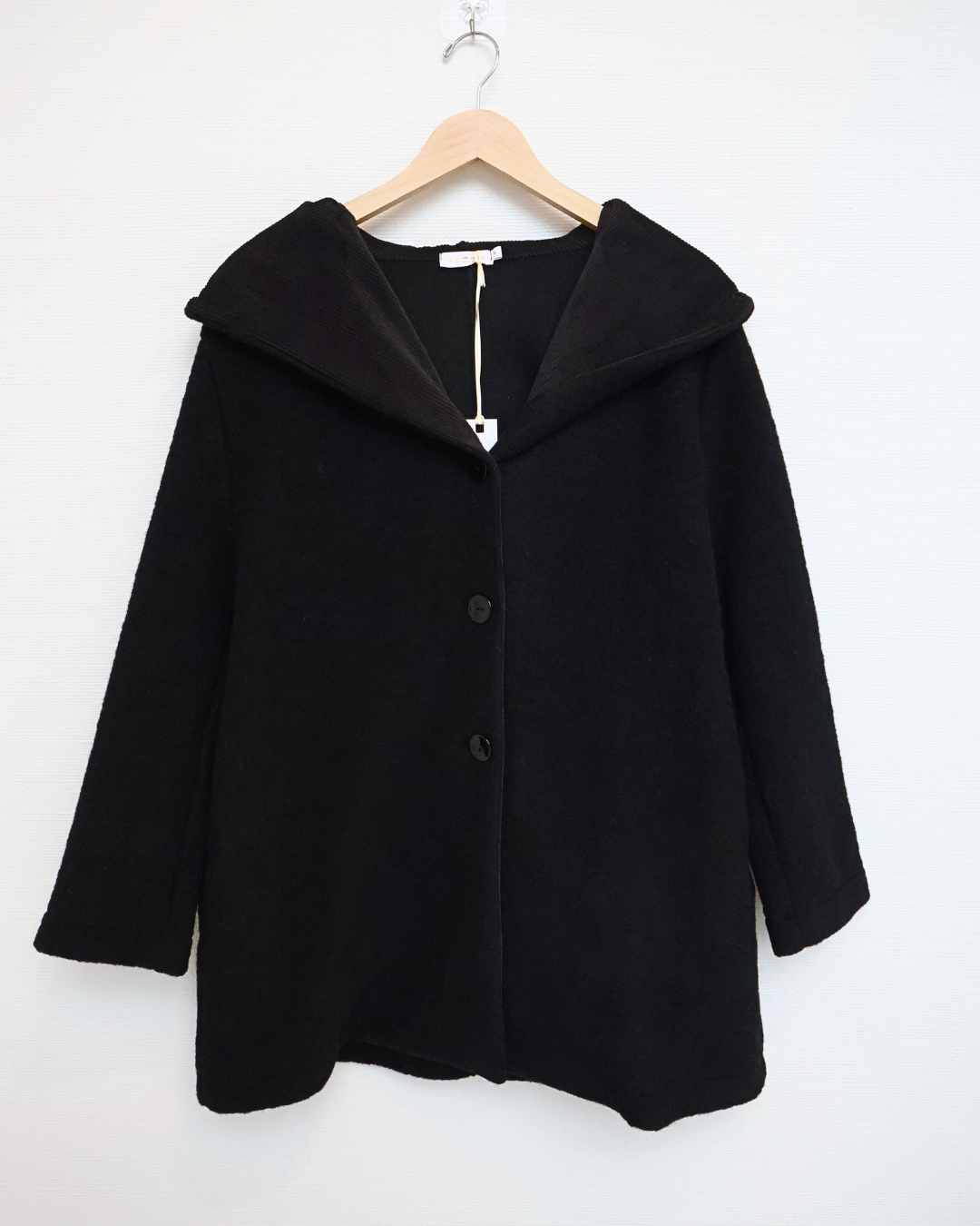 Hooded Cardgian — Black
