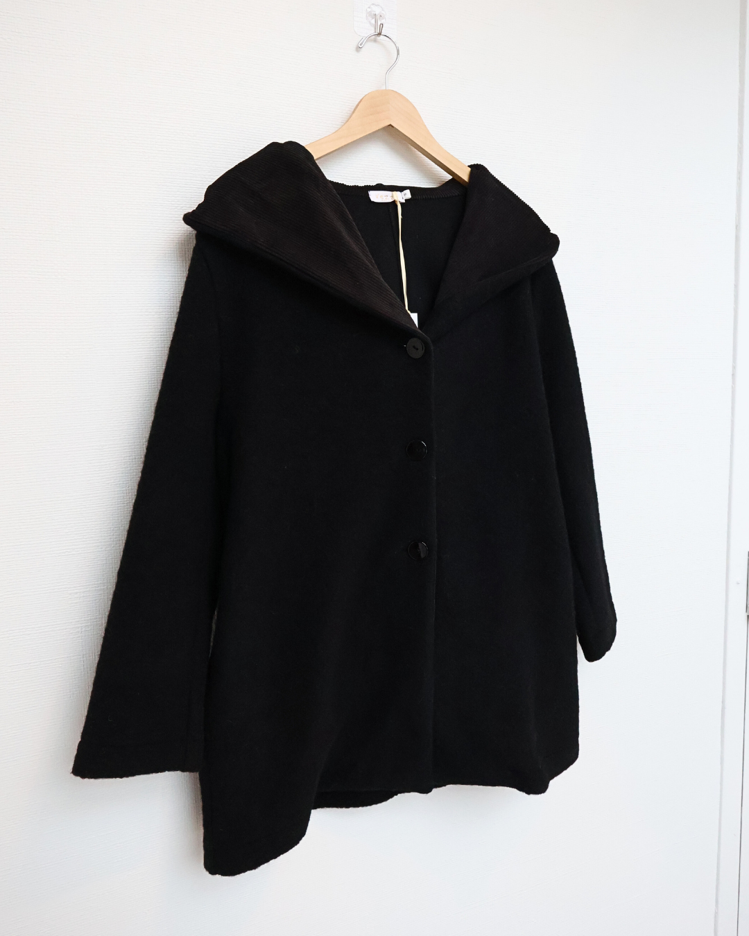 Hooded Cardgian — Black