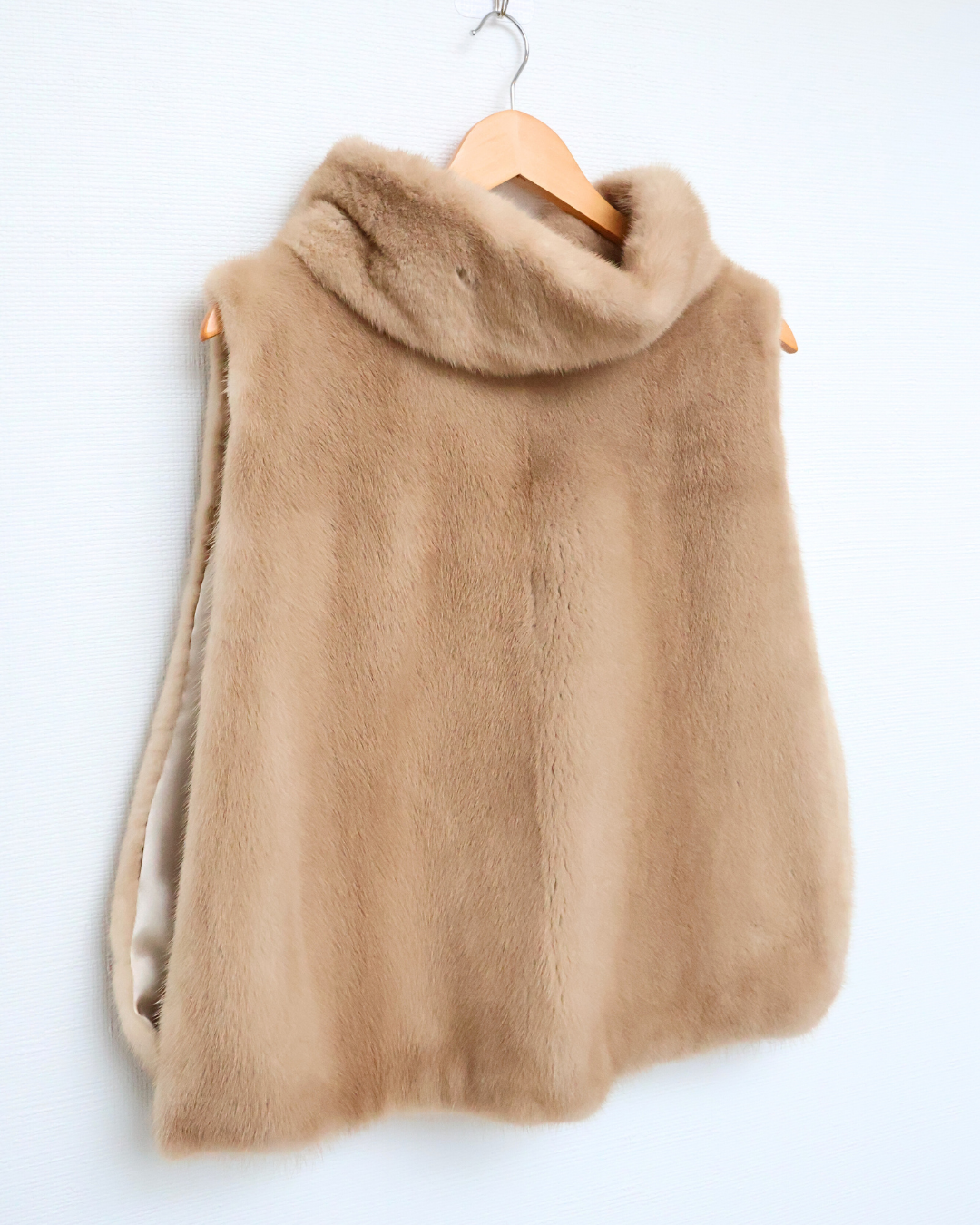 Camel Fur Gilet