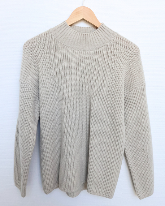 Mock Neck Knit Sweater