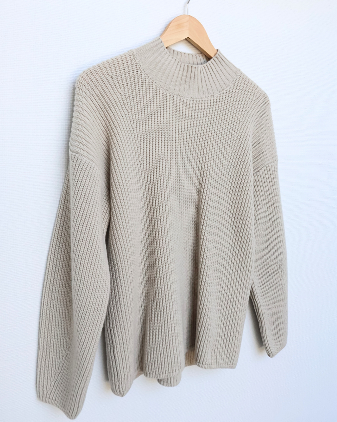 Mock Neck Knit Sweater
