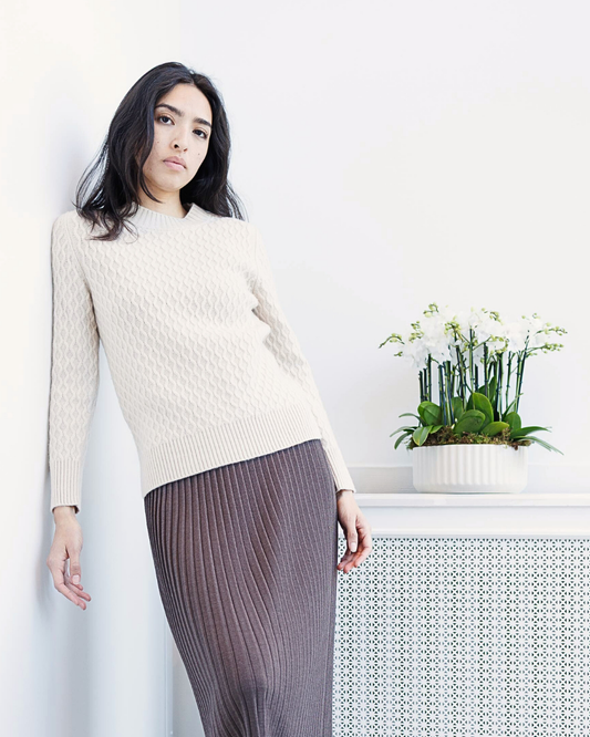 Textured Cashmere Sweater