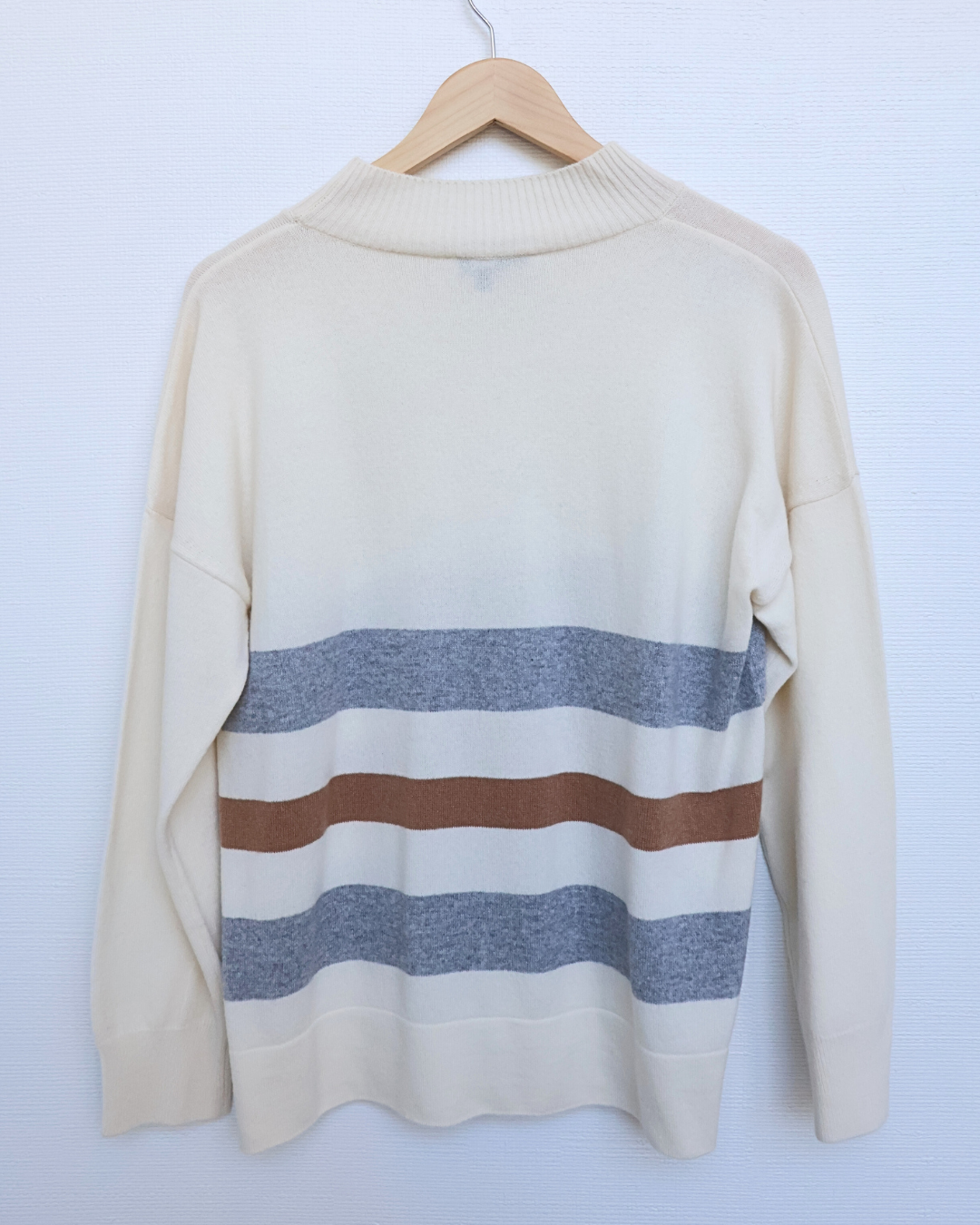 Block Stripe Cashmere Sweater