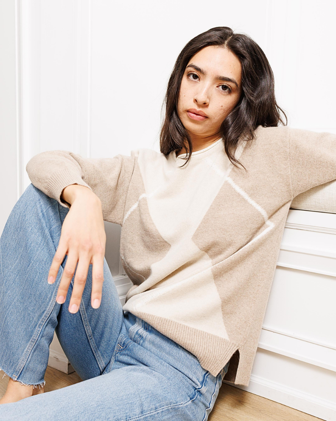 Heritage Argyle Knit Sweater