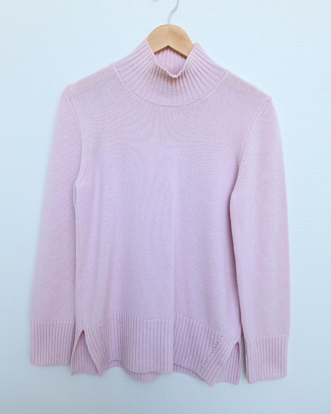 Cashmere Turtleneck with Diamante Trim
