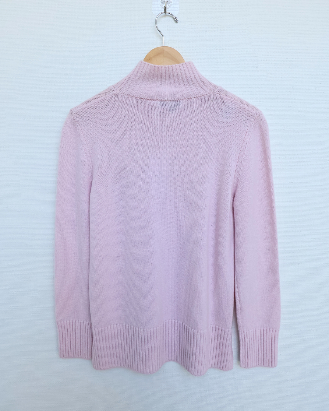 Cashmere Turtleneck with Diamante Trim
