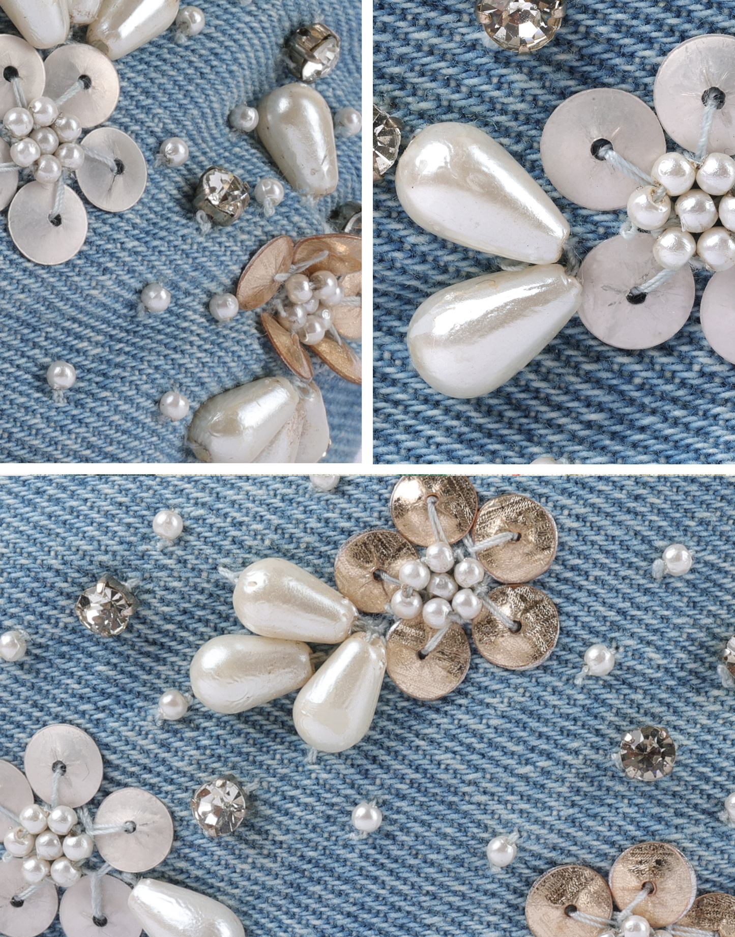 Blue Denim Headband