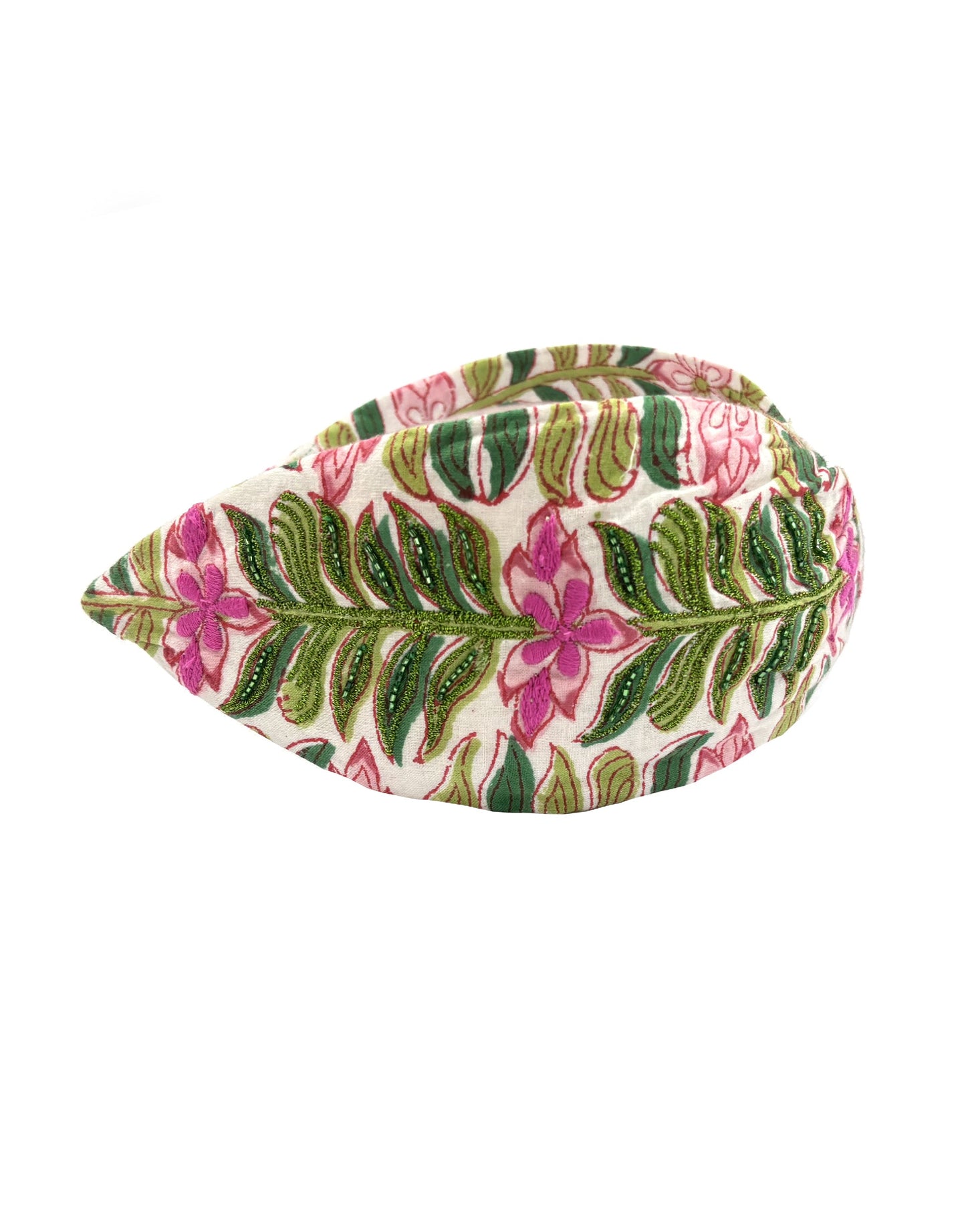 Floral Linen Headband