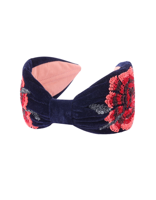 Crimson Petal Headband