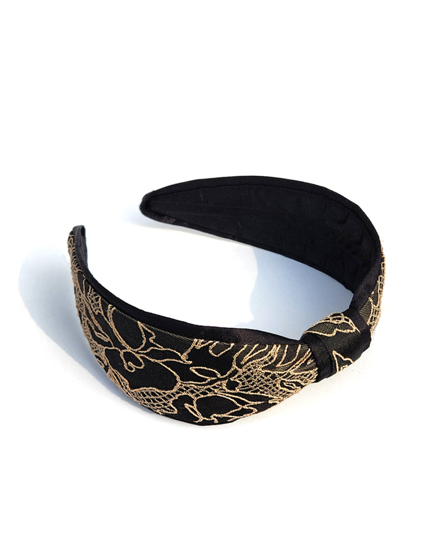 Golden Lace Headband