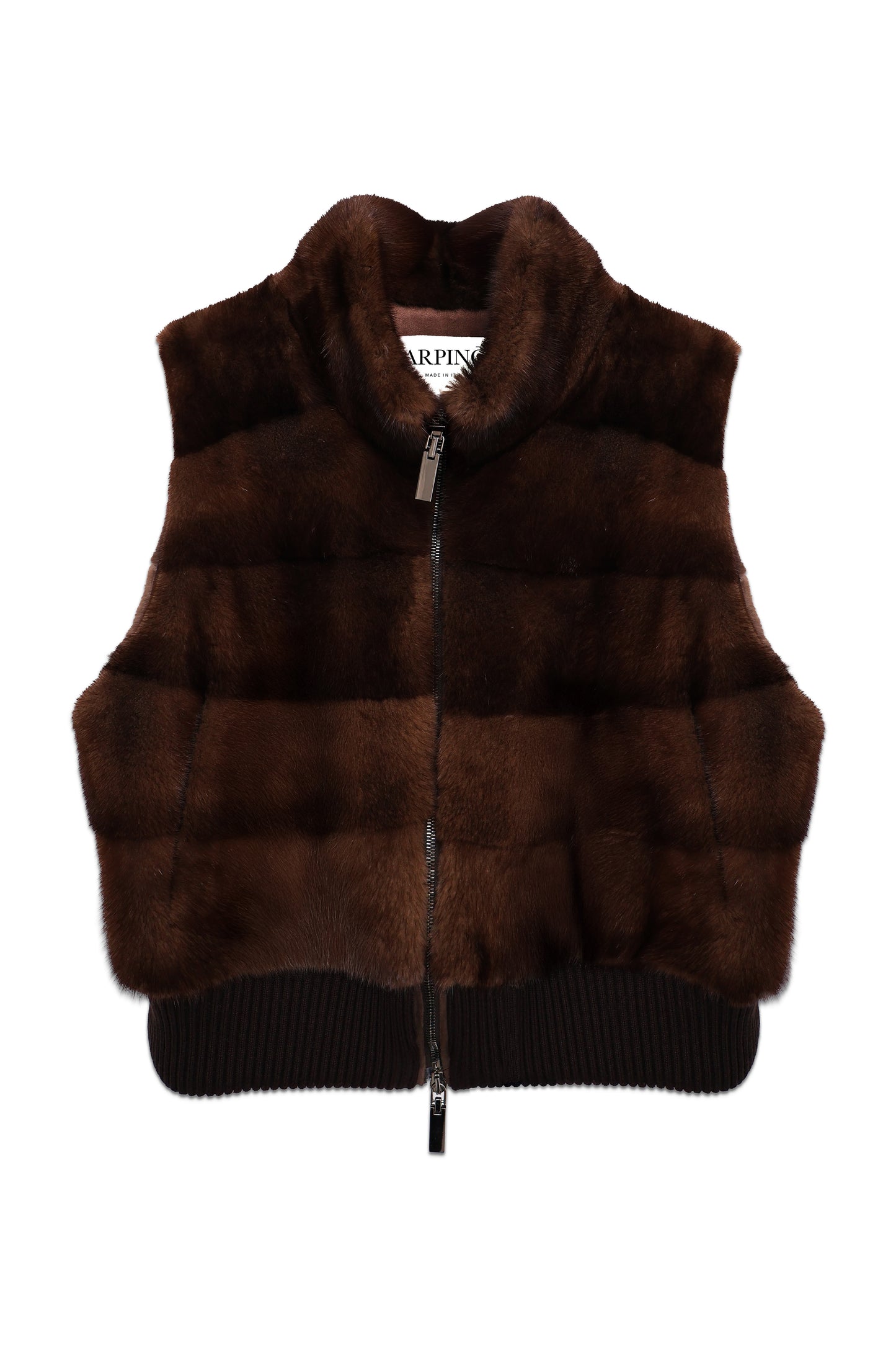 The Cacao Mink Fur Vest