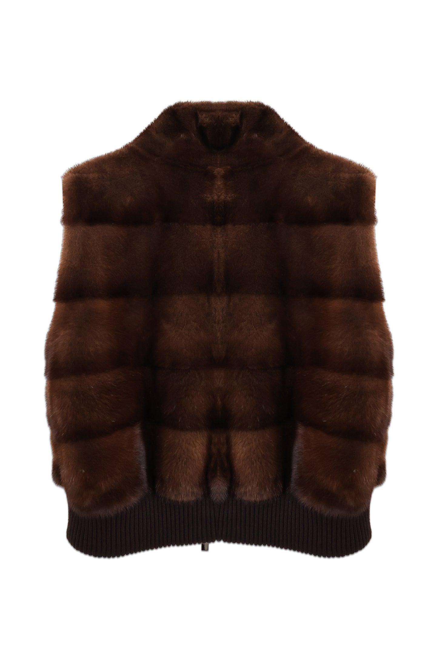 The Cacao Mink Fur Vest