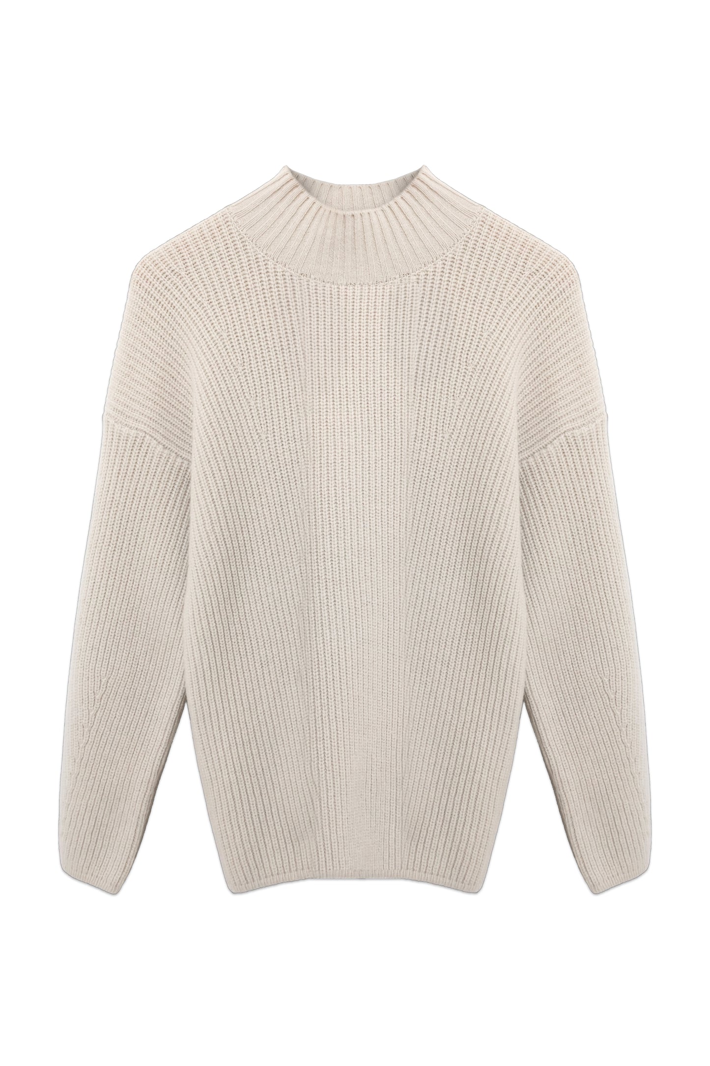Mock Neck Knit Sweater