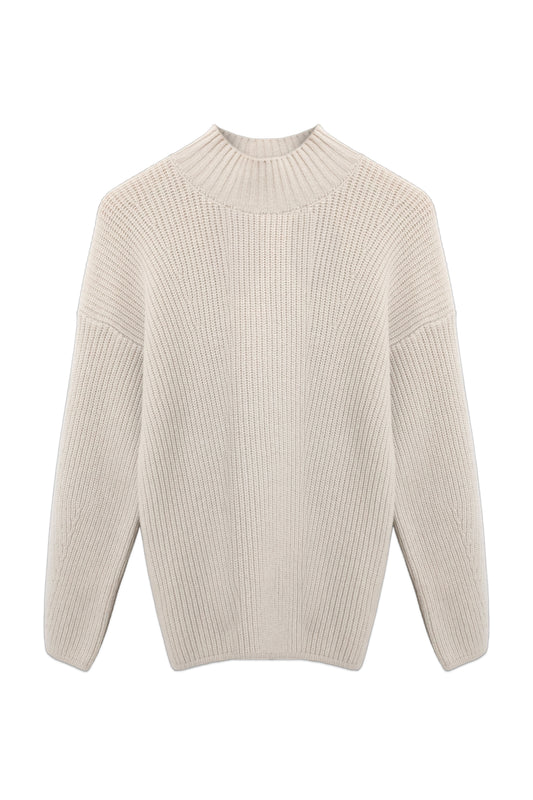 Mock Neck Knit Sweater