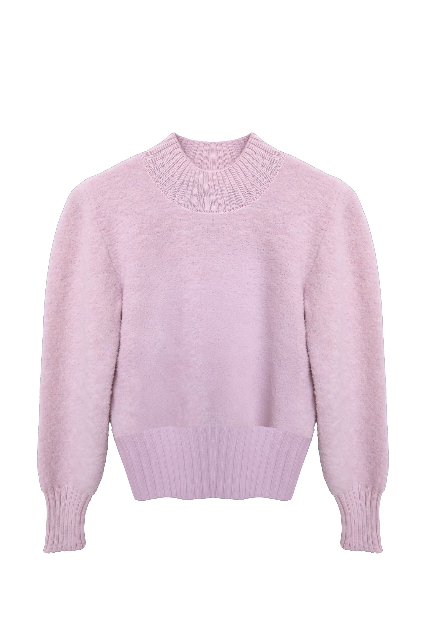 Soft Alpaca-Blend Knit Sweater