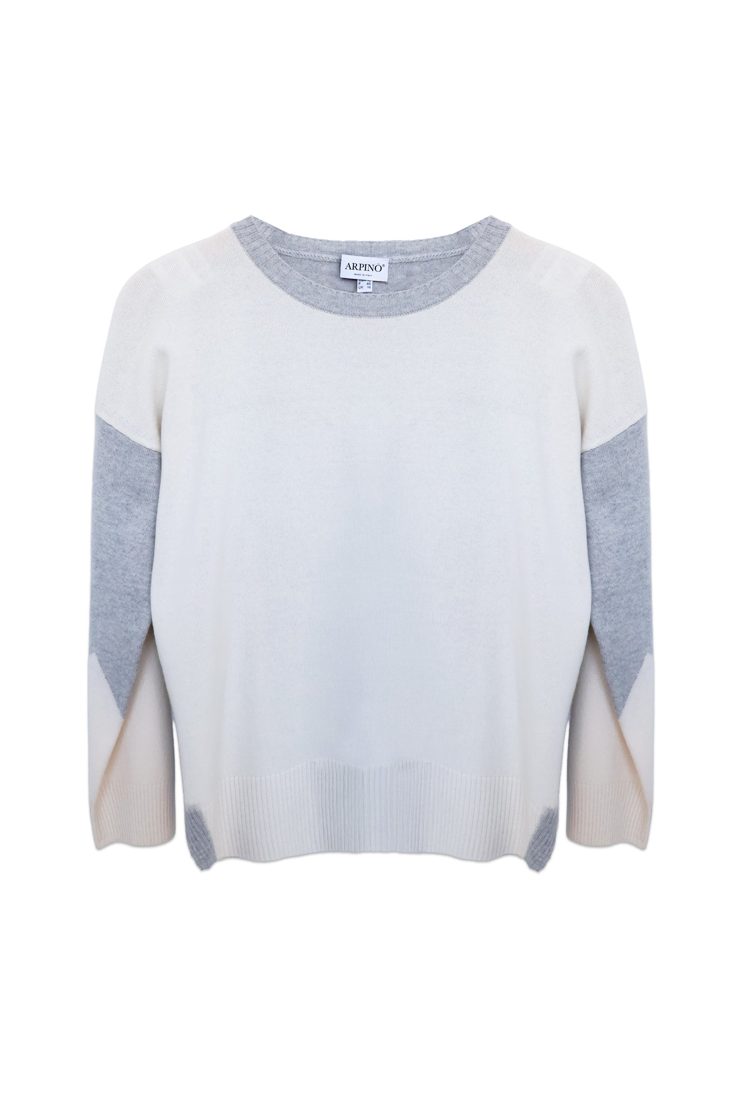 Colour-Block Lightweight Knit Sweater