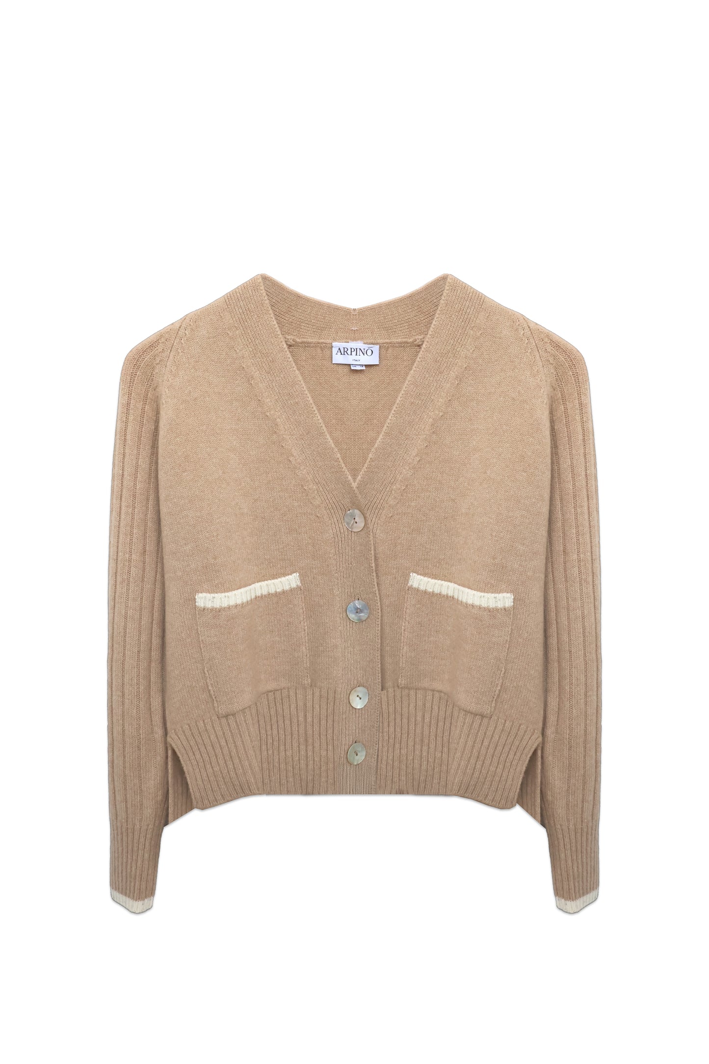 Cropped V-Neck Cardigan