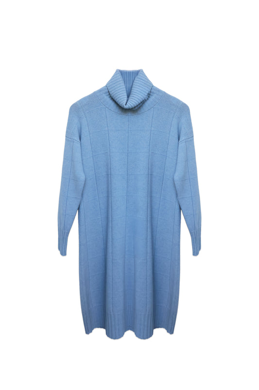 Turtleneck Knit Sweater Dress