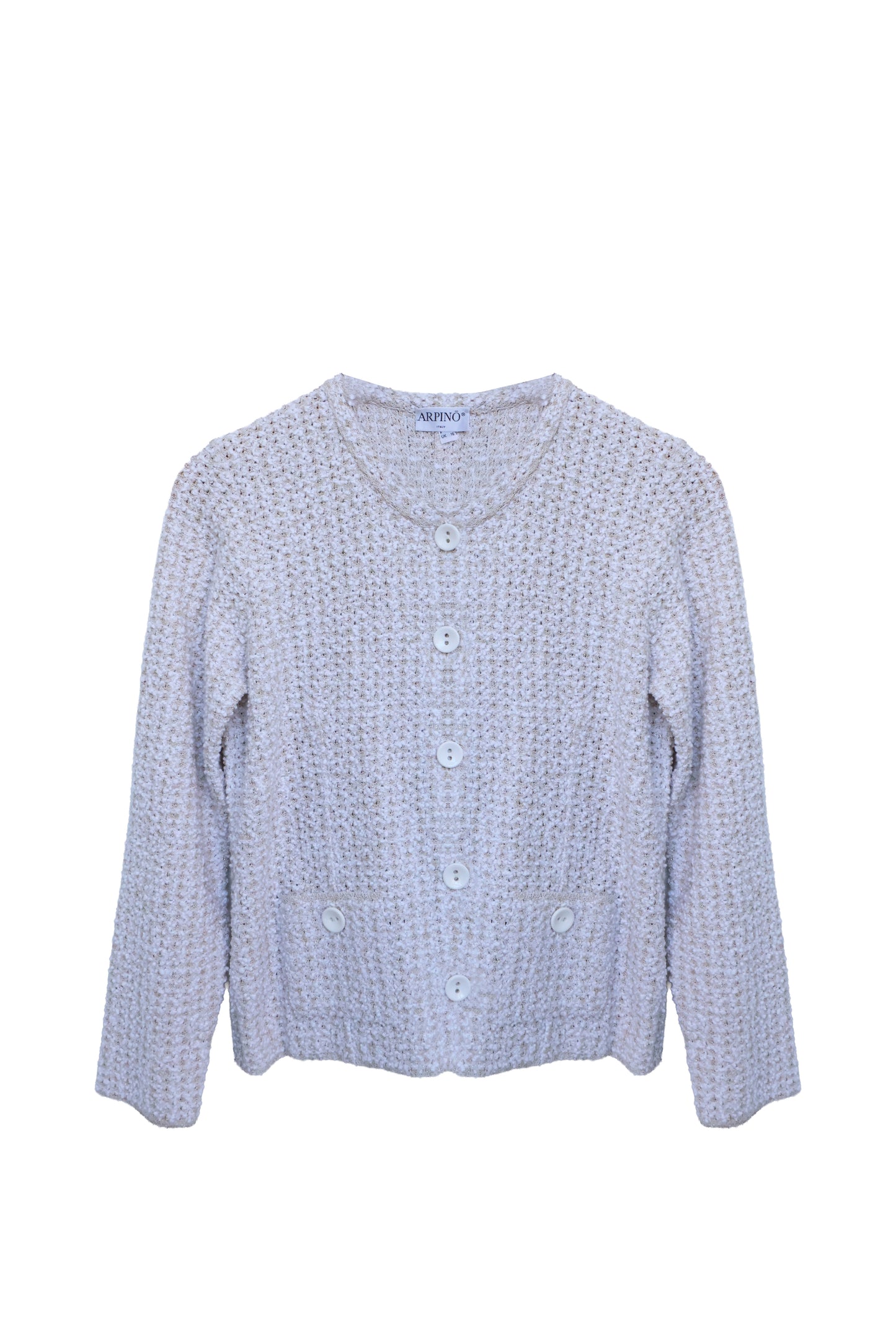 Structured Knit Jacket Button-Up