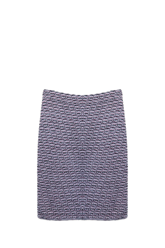 Refined Knit Skirt with Subtle Sheen 