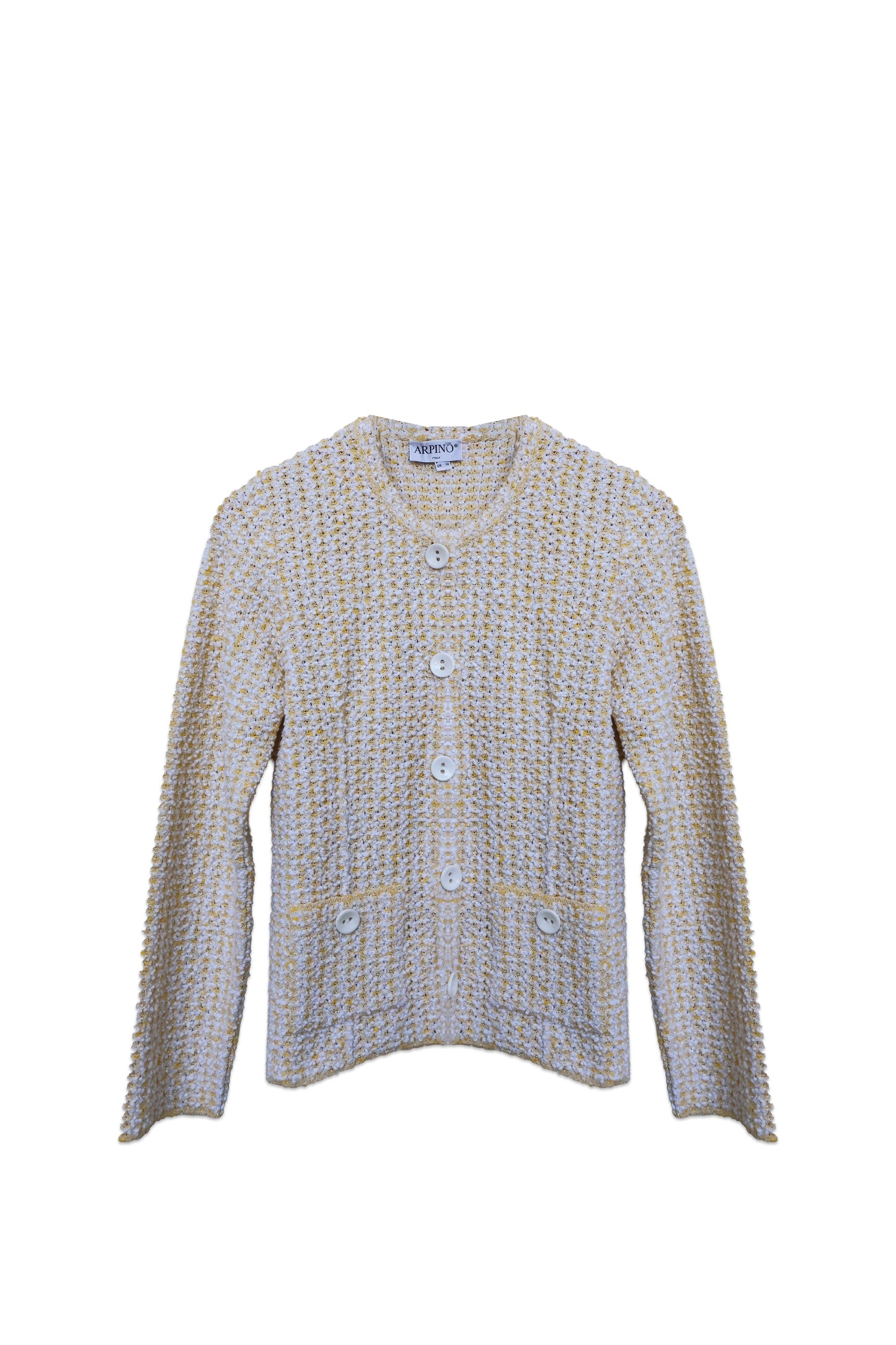 Structured Knit Jacket Button-Up
