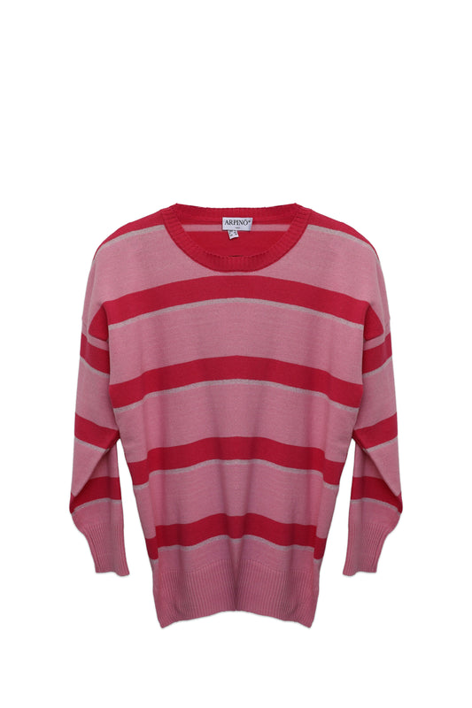 Striped Lightweight Knit Sweater
