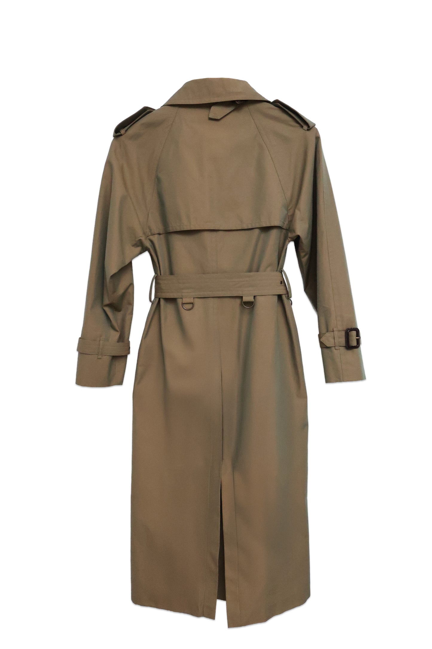 Classic Double-Breasted Trench Coat — Beige